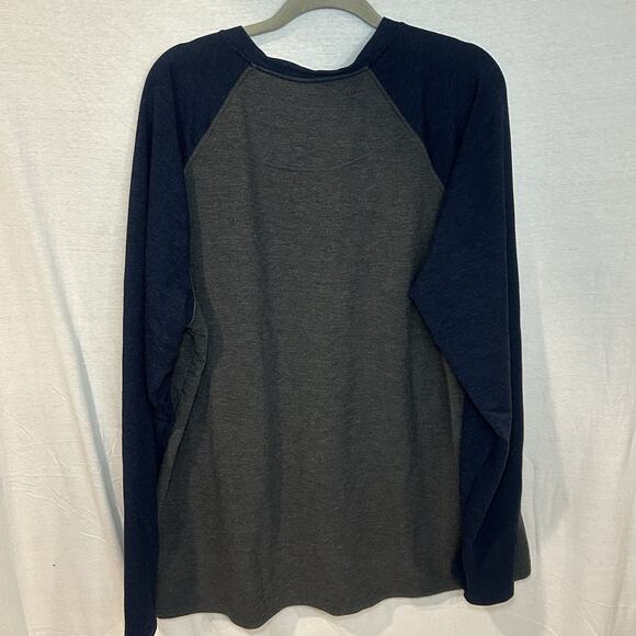 Orvis Raglan Mens Sz XL Long Sleeve Pullover Jersey Classic Colorblock - Picture 4 of 8